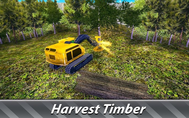 Logging Harvester Truck screenshot image 3_latestmodsapk.com