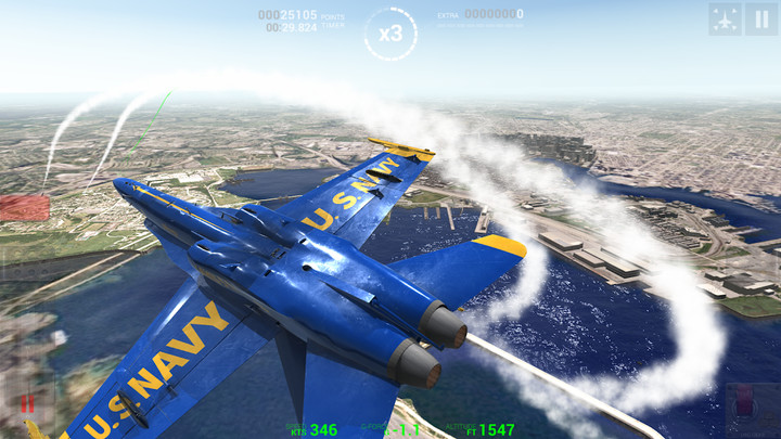 Blue Angels: Aerobatic Flight Simulator screenshot image 3_latestmodsapk.com