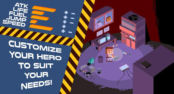 Plasma Dash - Run And Gun Endless Arcade game screenshot image 1_latestmodsapk.com