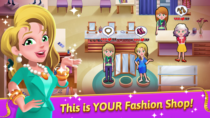 Fashion Salon Dash: Shop Game screenshot image 1_latestmodsapk.com