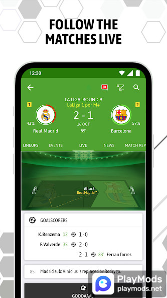 BeSoccer - Soccer Live Score screenshot image 2_latestmodsapk.com