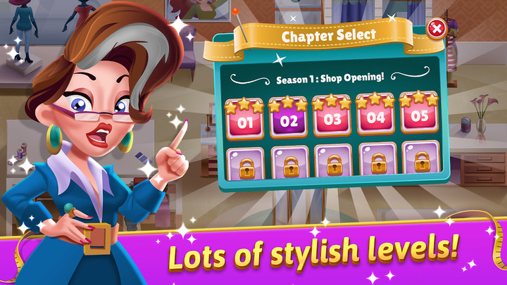 Fashion Salon Dash: Shop Game screenshot image 4_latestmodsapk.com