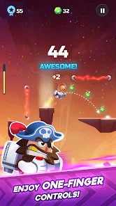 Cosmo Bounce - The craziest space rush ever! screenshot image 4_latestmodsapk.com