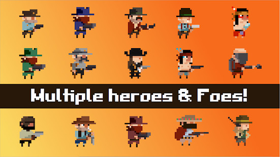 Tiny Wild West - Endless 8-bit pixel bullet hell screenshot image 2_latestmodsapk.com
