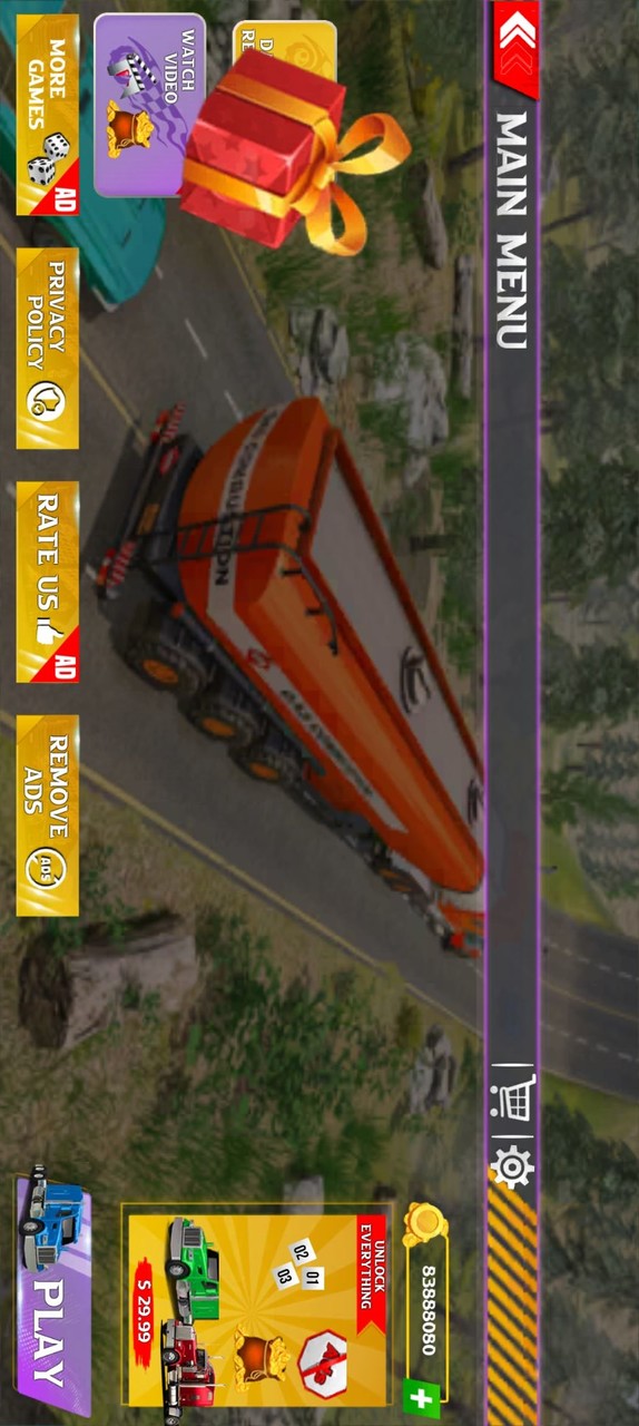 Euro Transport Truck Simulator screenshot image 1_latestmodsapk.com