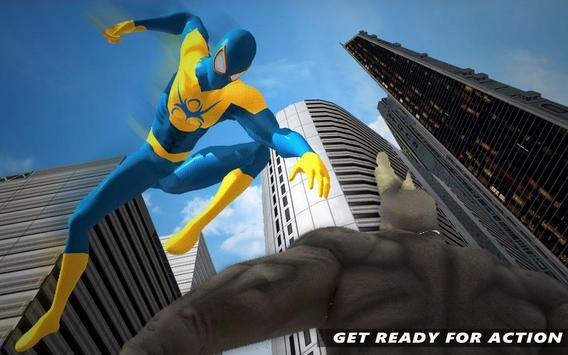 Flying Spider Hero vs Incredible Monster: City Kid screenshot image 1_latestmodsapk.com