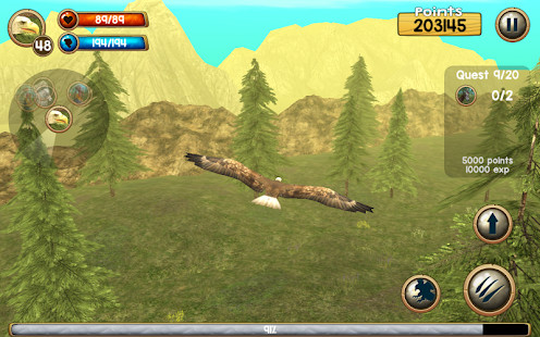 Wild Eagle Sim 3D screenshot image 1_latestmodsapk.com