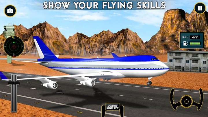 Flight Pilot Simulator Games screenshot image 1_latestmodsapk.com