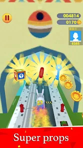 Rabbit Parkour-Subway runner rush race screenshot image 3_latestmodsapk.com