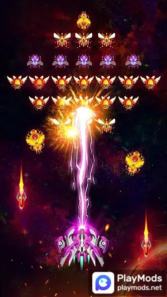 Space Shooter Ataque à Galaxia screenshot image 3_latestmodsapk.com