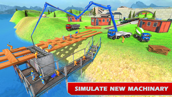 Train Bridge Construction: Railroad Building Sim screenshot image 1_latestmodsapk.com