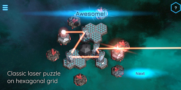 Hex Laser Puzzle screenshot image 1_latestmodsapk.com