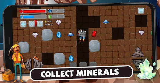 Digger Machine: find minerals screenshot image 1_latestmodsapk.com