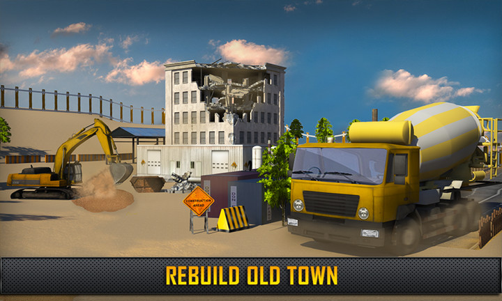 Construction Crane Hill Driver: Cement Truck Games screenshot image 2_latestmodsapk.com