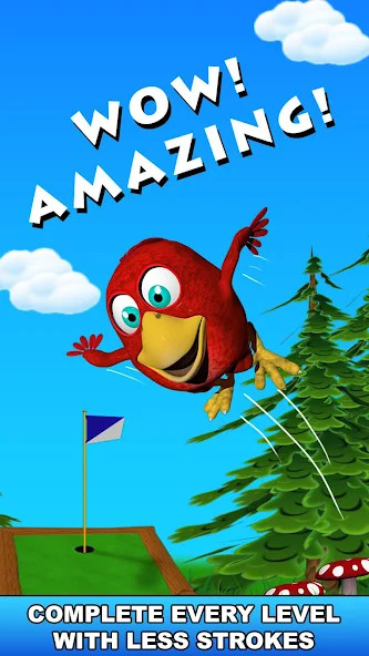 Bird Mini Golf - Freestyle Fun screenshot image 3_latestmodsapk.com