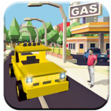 Monster Smashy Cars-Blocky City Driving Adventures_latestmodsapk.com