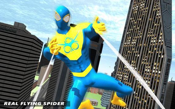 Flying Spider Hero vs Incredible Monster: City Kid screenshot image 2_latestmodsapk.com