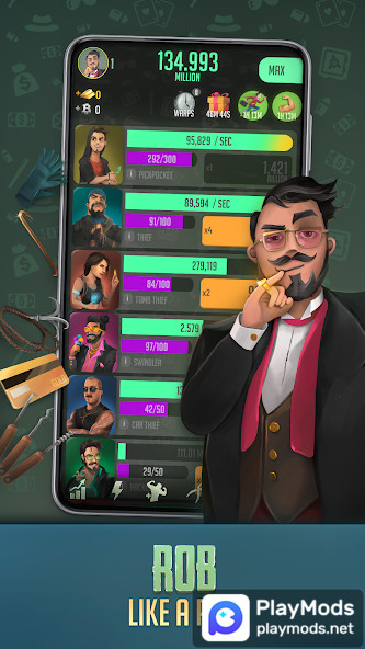 Idle Thieves: Gold & Adventure screenshot image 2_latestmodsapk.com