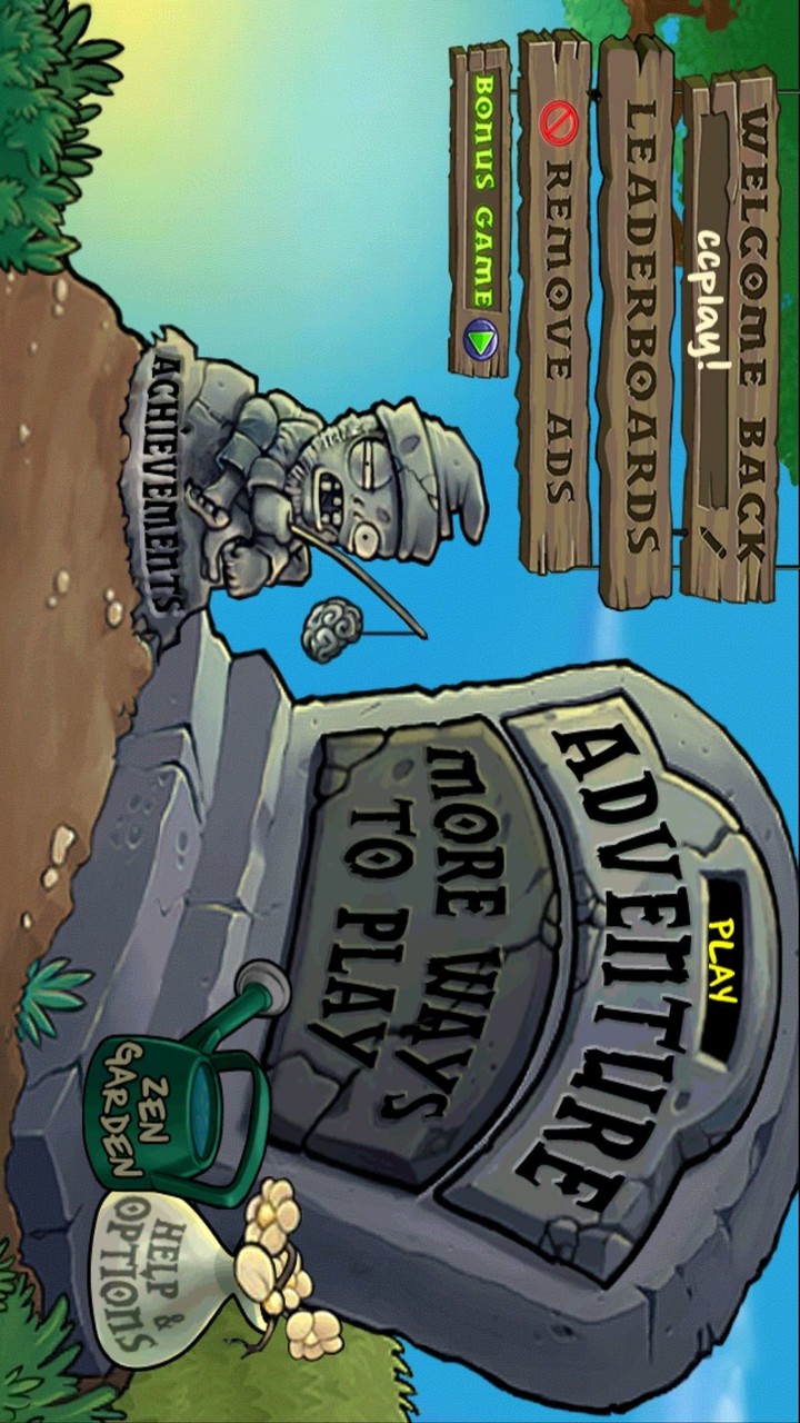 Plants vs. Zombies North America(No cooling) screenshot image 1_latestmodsapk.com