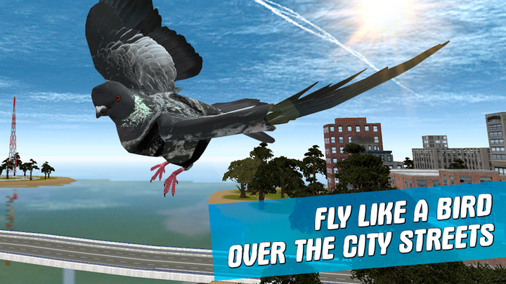 City Bird Pigeon Simulator 3D screenshot image 5_latestmodsapk.com