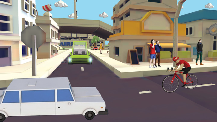 Monster Smashy Cars-Blocky City Driving Adventures screenshot image 7_latestmodsapk.com