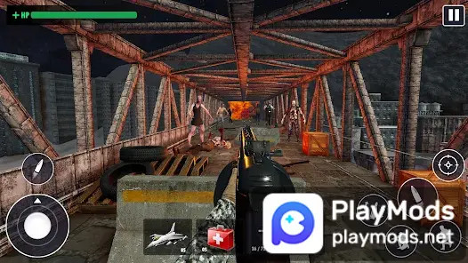 Zombie Strike Frontier Gun War screenshot image 3_latestmodsapk.com