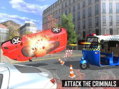 Police Tuk Tuk Auto Rickshaw screenshot image 13_latestmodsapk.com