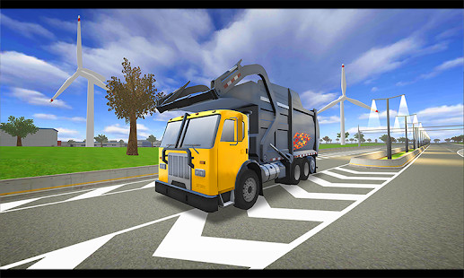 Garbage truck simulator 3D screenshot image 2_latestmodsapk.com