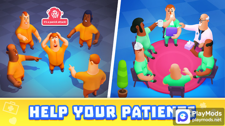 Idle Mental Hospital Tycoon screenshot image 3_latestmodsapk.com