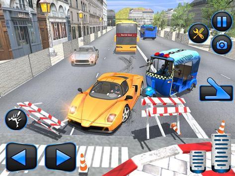 Police Tuk Tuk Auto Rickshaw screenshot image 12_latestmodsapk.com
