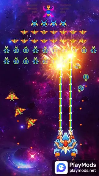 Space Shooter Ataque à Galaxia screenshot image 5_latestmodsapk.com