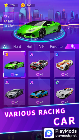 Beat Racing Car EDM:music game screenshot image 4_latestmodsapk.com