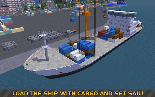 Truck & Crane SIM: Cargo Ship screenshot image 4_latestmodsapk.com