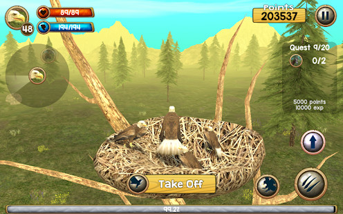 Wild Eagle Sim 3D screenshot image 2_latestmodsapk.com