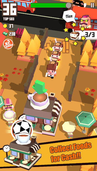Food Conga screenshot image 2_latestmodsapk.com