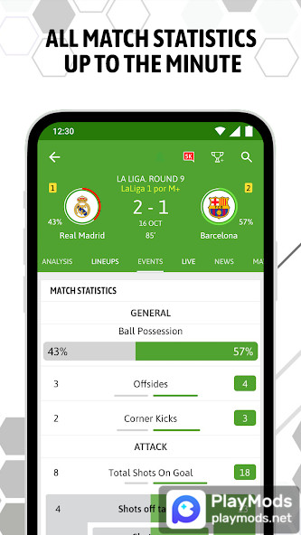 BeSoccer - Soccer Live Score screenshot image 4_latestmodsapk.com