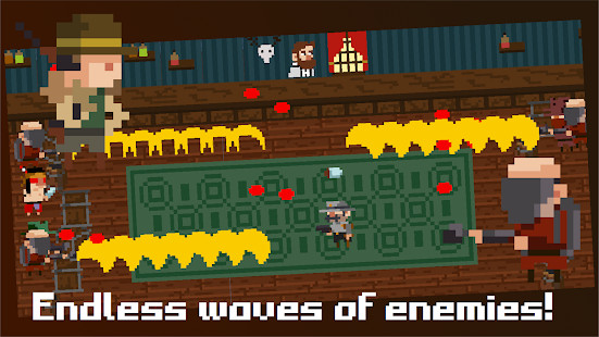 Tiny Wild West - Endless 8-bit pixel bullet hell screenshot image 1_latestmodsapk.com