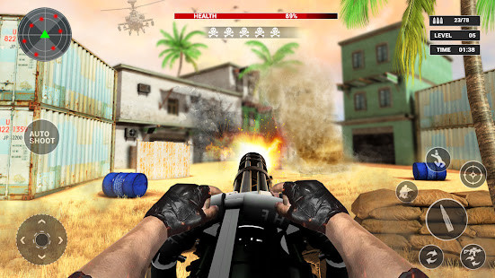 Desert Gunner Strike 2021- Machine Gun War Games screenshot image 9_latestmodsapk.com