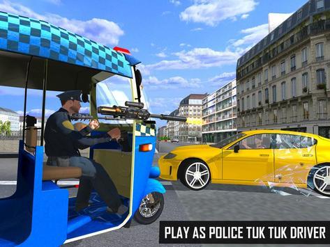 Police Tuk Tuk Auto Rickshaw screenshot image 11_latestmodsapk.com