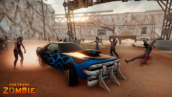 Zombie Car Crash  Drift Zone screenshot image 3_latestmodsapk.com