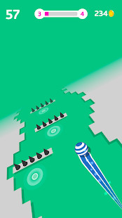 Rapid Roller - Minimalistic color road screenshot image 2_latestmodsapk.com