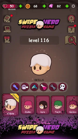 Swipe hero:puzzle game screenshot image 2_latestmodsapk.com