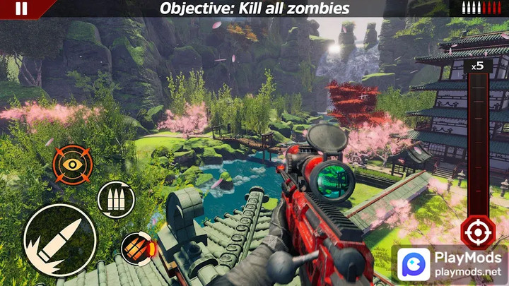 SNIPER ZOMBIE 2: Crime City screenshot image 10_latestmodsapk.com