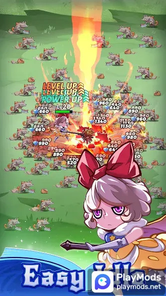 Crazy Green: idle battle run screenshot image 1_latestmodsapk.com