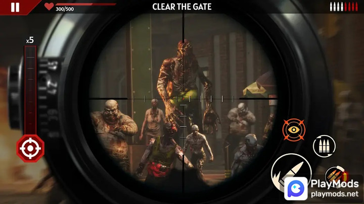 SNIPER ZOMBIE 2: Crime City screenshot image 7_latestmodsapk.com