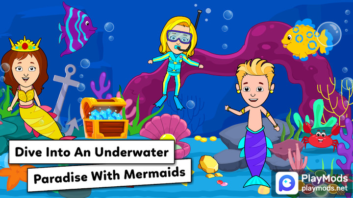 Tizi Town: My Play World, Dollhouse Games for Kids(MOD) screenshot image 2_latestmodsapk.com