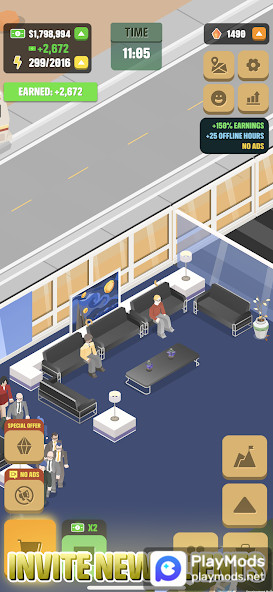 Idle Law Firm: Justice Empire(Unlimited Coins) screenshot image 5_latestmodsapk.com