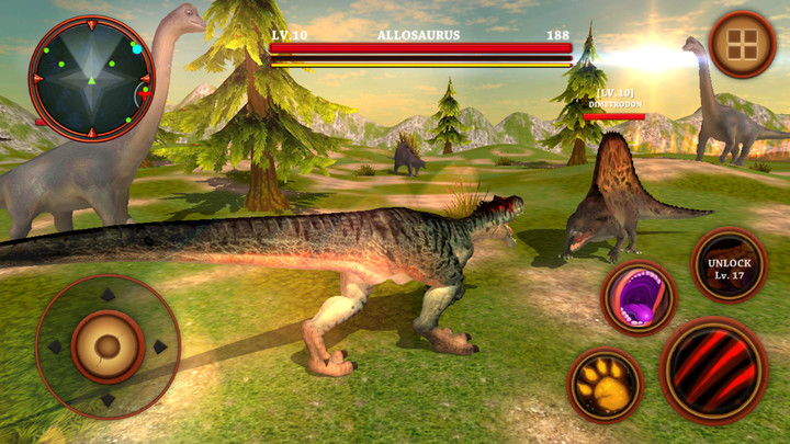 Allosaurus Simulator : Dinosaur Survival Battle 3D screenshot image 12_latestmodsapk.com