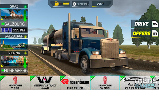 Truck Simulator Europe 2 HD screenshot image 1_latestmodsapk.com