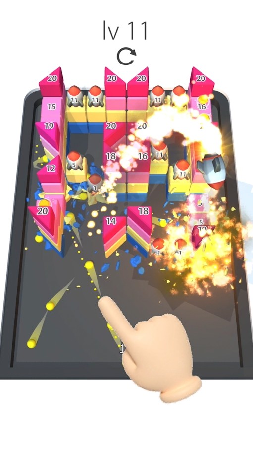 Super Balls - 3D Brick Breaker(Large enty of Diamonds) screenshot image 1_latestmodsapk.com